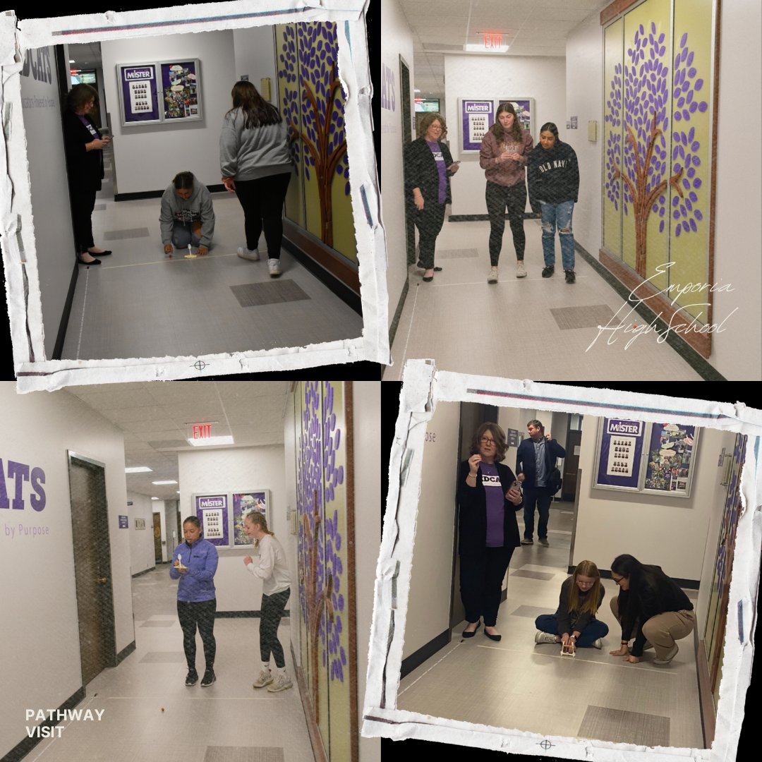 We had an exciting visit with Emporia High School students on Wednesday. We stopped for photo ops, played Wordle during The Game Lab, had a Q&amp;A with current EDCATS and built candy pumpkin catapults with Dr. Pesnell! <a href="/Emporia253/">Emporia Schools</a> <a href="/EmporiaSpartans/">Emporia Spartans</a>