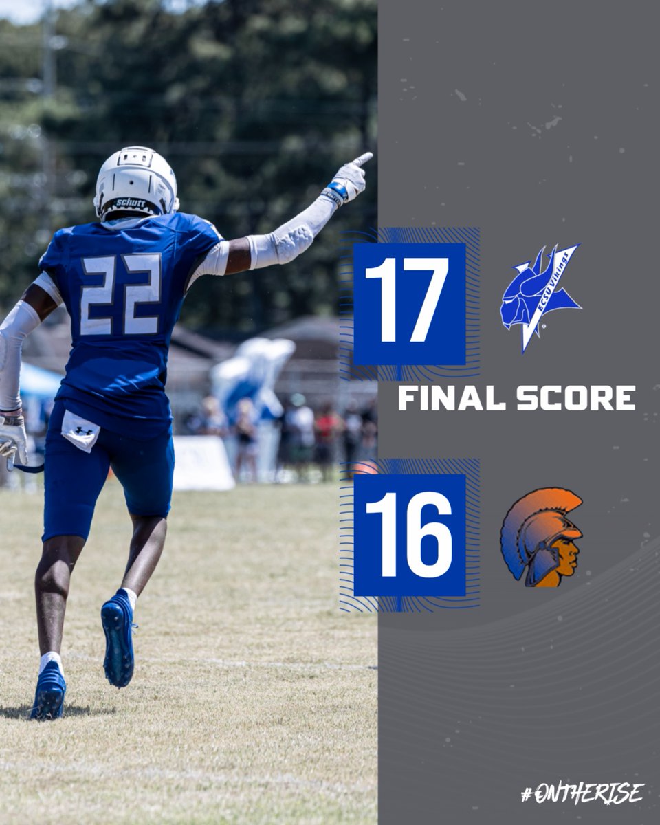 Elizabeth City State University has upset HBCU D2 #2 Virginia State University 17-16