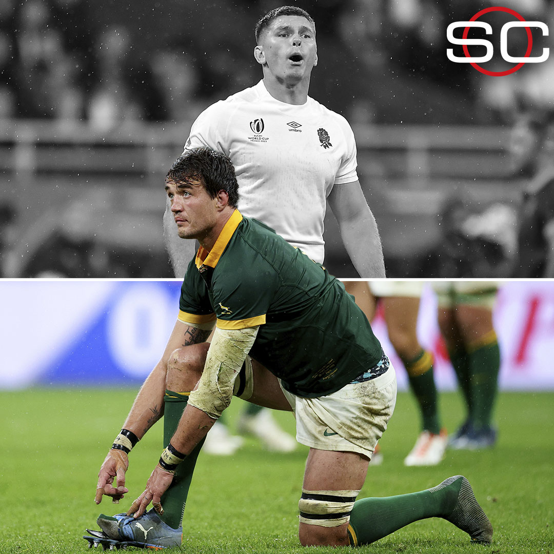SC_ESPN's tweet photo. 🏉 ¡¡REMONTADA HEROICA Y LOS SPRINGBOKS SON FINALISTAS!!

🔥 Caían 15-6 y en los minutos finales se lo ganaron 16-15 a Inglaterra 

🔜🏆 Se viene la GRAN DEFINICIÓN ante los All Blacks

⭐ Mirá los 48 partidos de la #RWC2023 en #StarPlusLA https://t.co/Ci9yRsYg5j