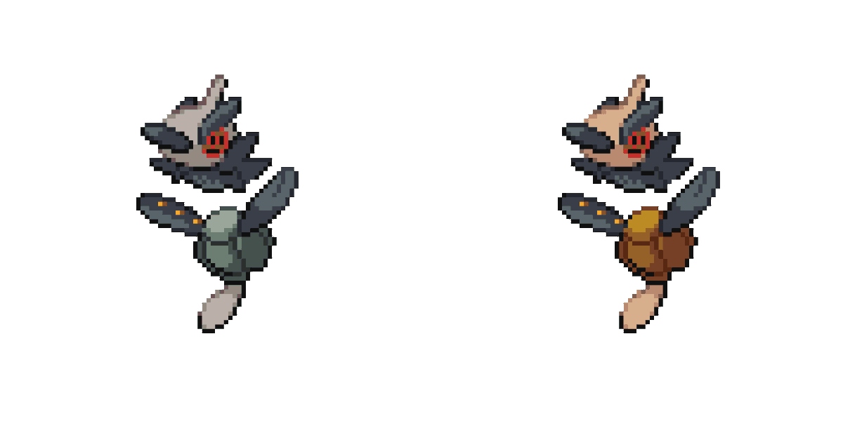 Minecraft Pixel Art - Lucario Mini Sprite 