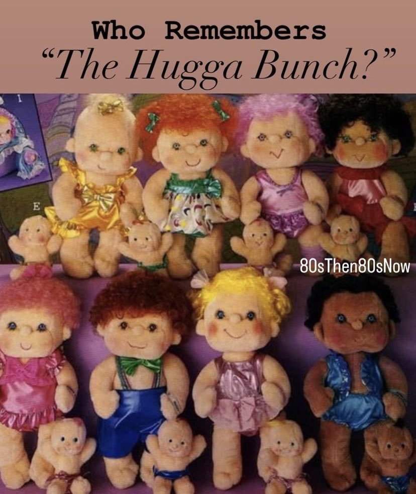 80sThen80sNow's tweet photo. Back in 1985 Kenner Released These Cute Dolls. Did You Have One?
#huggabunch #dolls #doll #dolly #playtime https://t.co/edjpe6cCNt