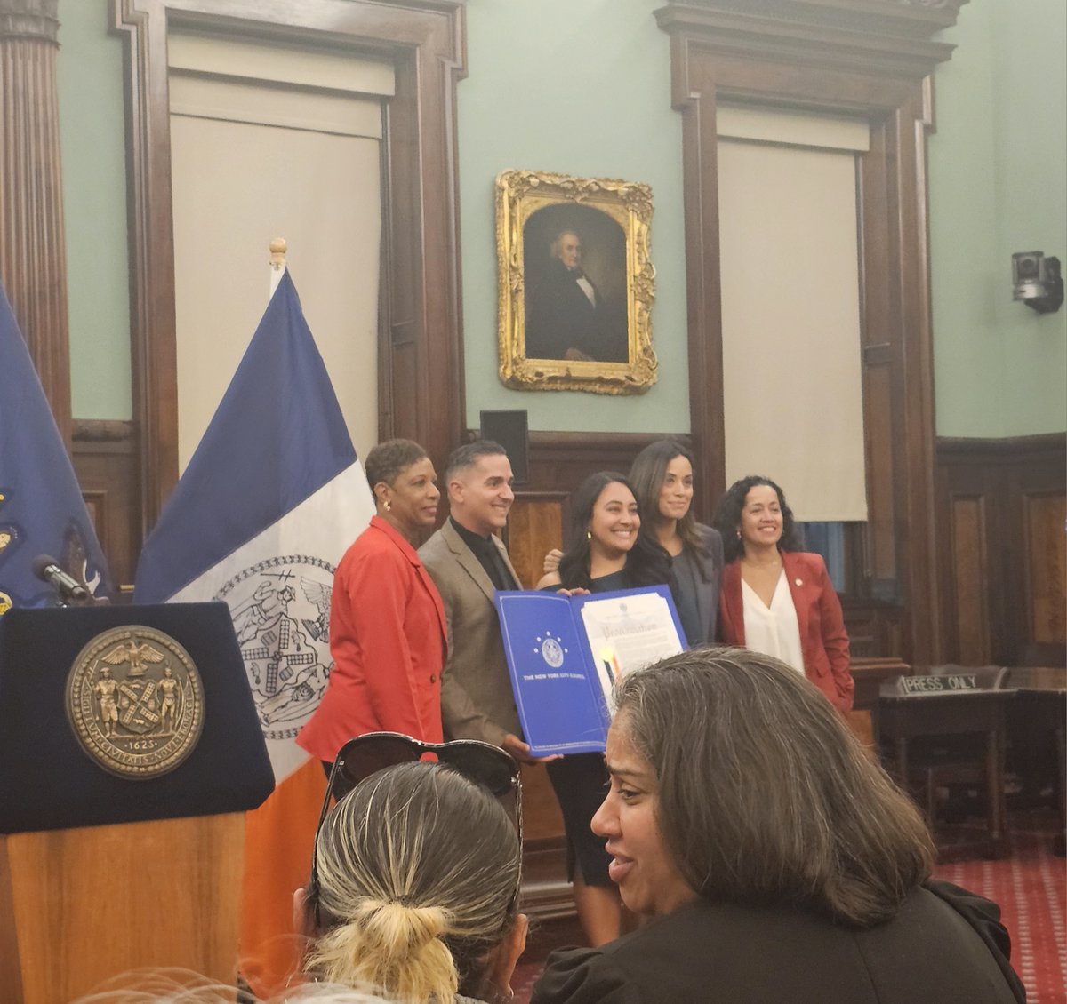 AmidaCareNY's tweet photo. Amida Care showed out @ NYC’s Oct 12 Hispanic Heritage Month Celebration! Luis Scaccabarrozzi, Dir of Research &amp; Grants Mngment, &amp; Guillermo Chacon, Pres of @LatinoCommAIDS &amp; AC Board Member, spent the night making connections &amp; honoring the contributions of Latinx ppl in NYC 🎉 https://t.co/Hx4IpBruRU