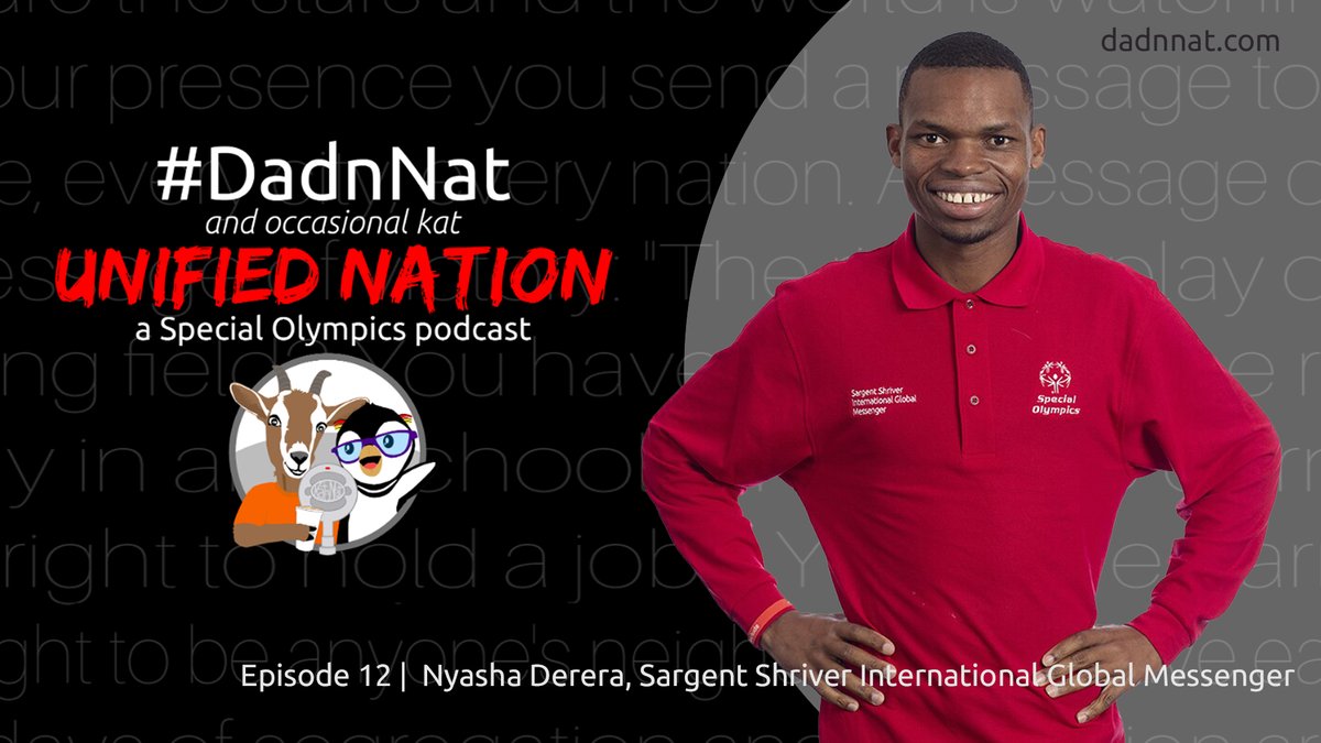 Episode 12 is live! Nyasha Derera is a @SpecialOlympics  Sargent Shriver International Global Messenger. He ran the 2022 @berlinmarathon prior to @SOWG_Berlin2023. Through his leadership roles he speaks w/confidence, kindness, empathy, bravery & compassion youtu.be/DR8oFJmanQQ