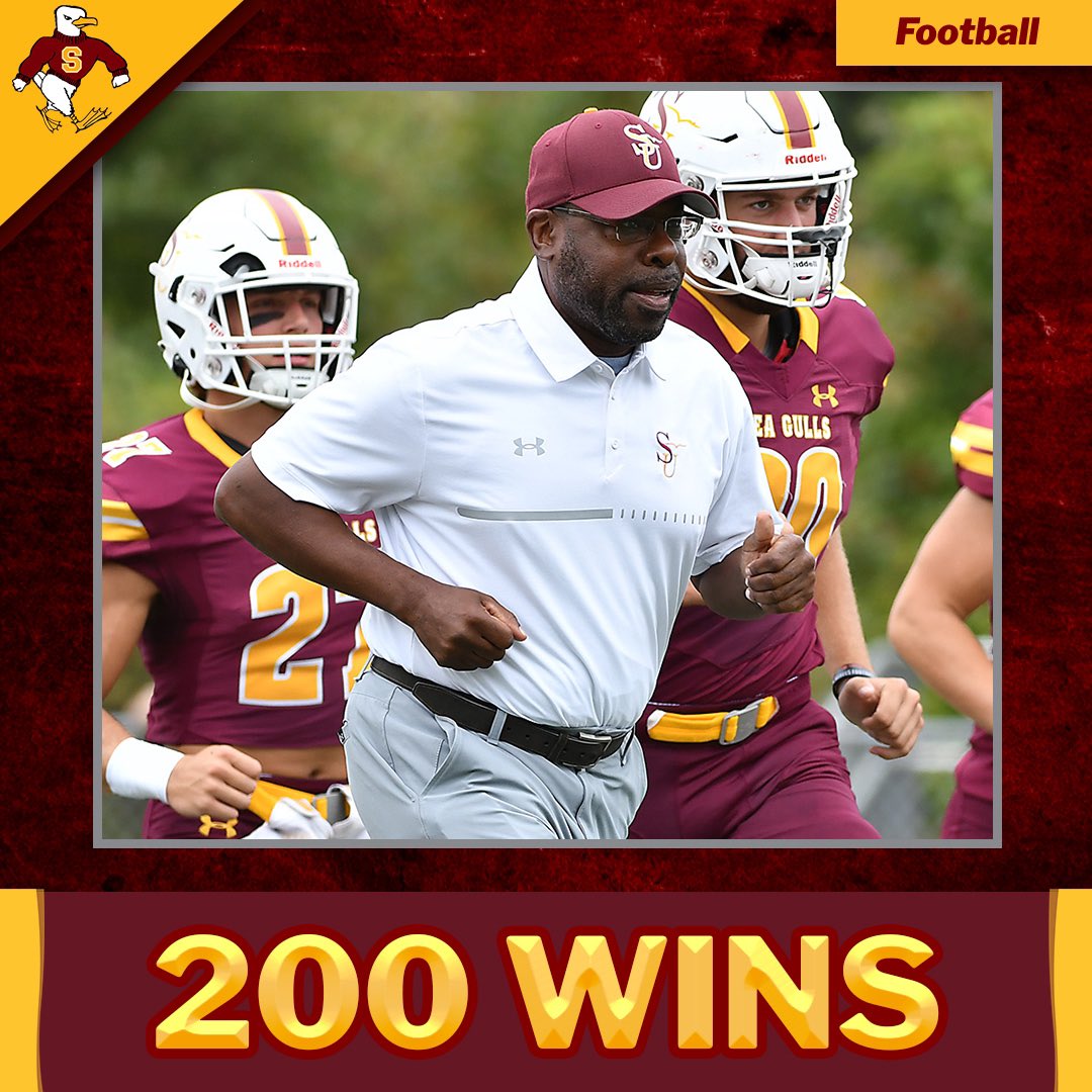 SeaGullFootball's tweet photo. 3 in a row!

Homecoming next week!

Back to work!

Congratulations to @slwood4 on 200 career wins! A true Salisbury Guy!

#GoGulls #GoldPride https://t.co/72gHPuvfeA