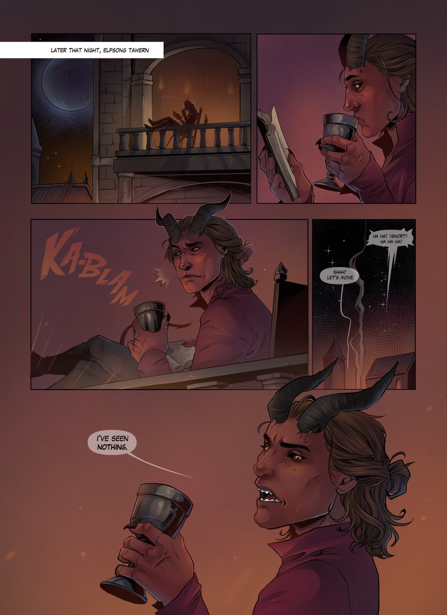 What can go wrong?
A short #BaldursGate3 comic finally done!
That was a journey, so many hours of drawing and sooo many fixes! Chaotic n silly just like the squad, sometimes I get carried away with ideas🙃
(bonus page with Rolan orginally was separate)