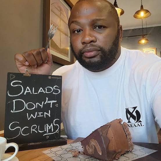 “Salads Don’t Win Scrums” - Ox Nche!! 🐂💣 #RSAvENG #Springboks #RWC2023