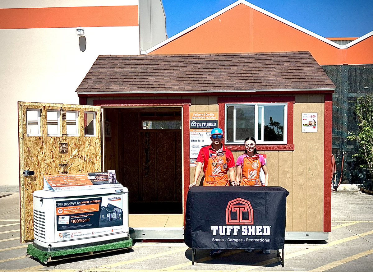 ☀️It’s a Beautiful Day to be Shedding☀️ Come on by to the Mission Home Depot and speak to one of our knowledgeable associates for your Dream Shed. #TuffShed
#services <a href="/ricksolis2121/">Ricardo Solis (Rick)</a> <a href="/SendejoRoy12/">Rogelio Sendejo</a> <a href="/CesarTuff/">Cesar</a>