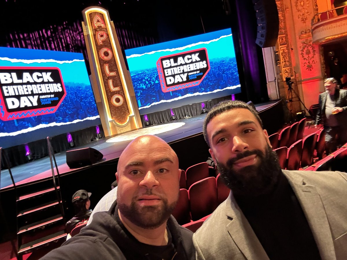 What a way to finish off the week! Live taping of Black Entrepreneurs Day  at the legendary Apollo theatre in Harlem! Thank you Hytham &amp; <a href="/mineamoore/">Minea Moore</a> for the invite!