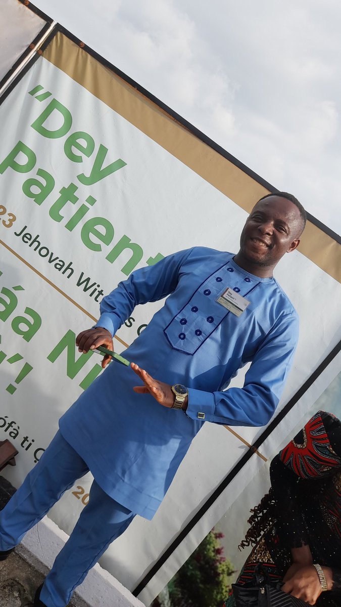 mr_pawlowski's tweet photo. Jehovah don give us better opportunity to live life wey no go end but na only when we de patient we go fit enjoy this blessing from Jehovah. 

#DeyPatient 
#RC2023 https://t.co/VCQFQEqTvs