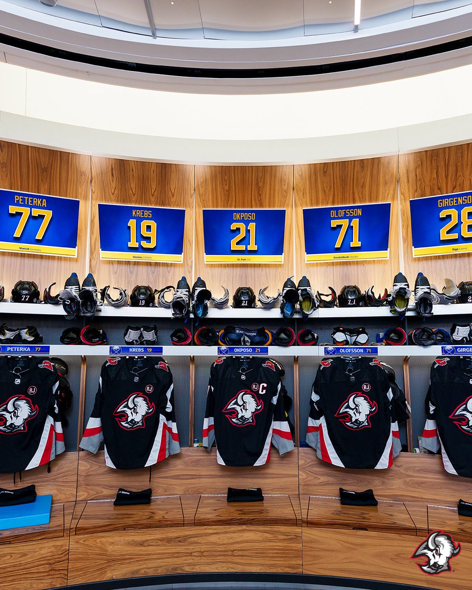 BuffaloSabres's tweet photo. The scene is set! 🤩

#LetsGoBuffalo https://t.co/TfffQNdujT