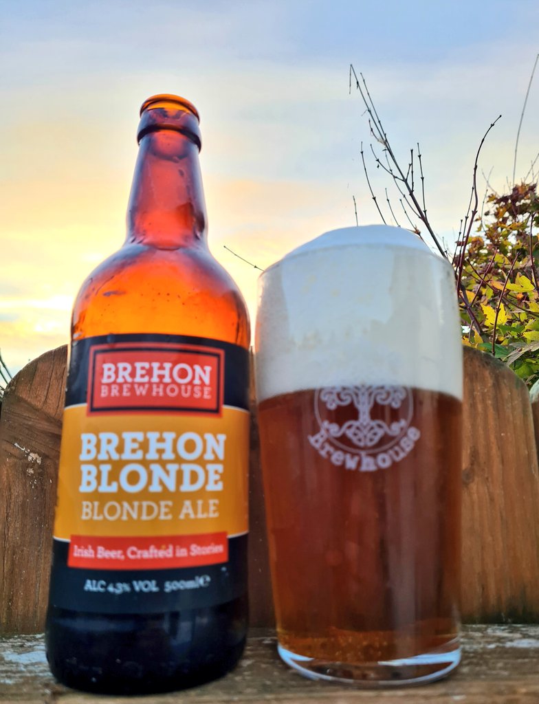 Very nice blonde I had today by <a href="/brehonblonde/">Brehon Brewhouse</a> #sláinte 🍻

#craftbeer