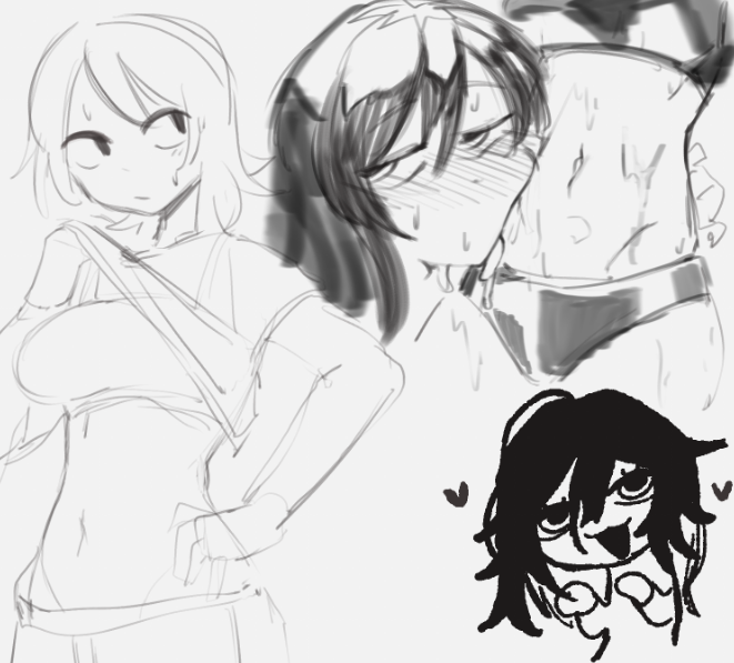 Shigezie0's tweet photo. random schizo doodle https://t.co/LGV7BYY9gJ