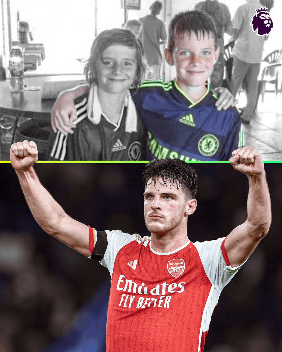 premierleague's tweet photo. Declan Rice was released by Chelsea 10 years ago.

Today, he scored against his boyhood club for the first time. https://t.co/gKoeKrTSoc