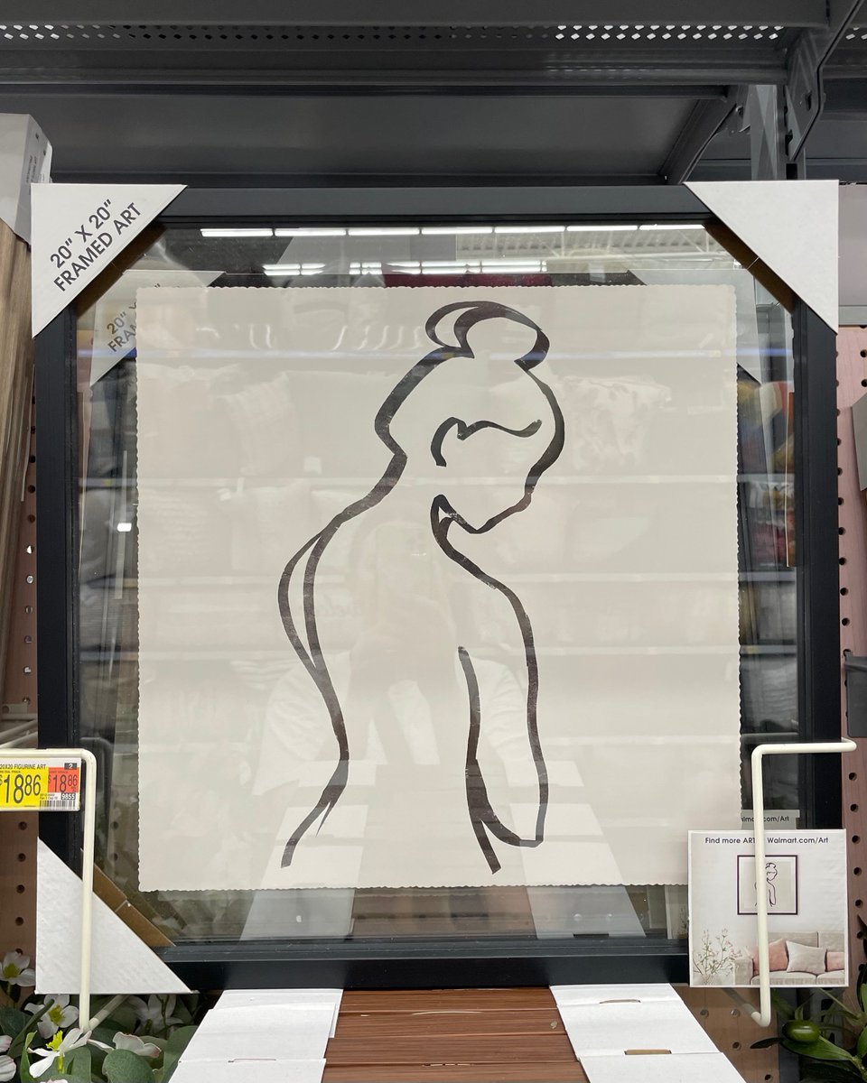 LOVE this modern, abstract artwork of a woman. $18.86 in @walmart stores and online. #home #whoawaitwalmart #walmart #wallart #homedecor
Shop here: goto.walmart.com/LXrdv3