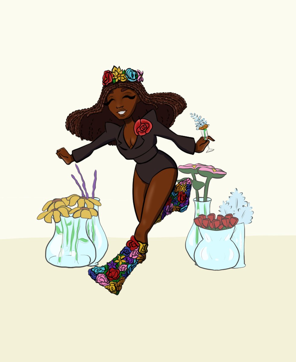 Skedge_msg's tweet photo. Saw the concert and finally finished this! @JanelleMonae #ageofpleasure https://t.co/h7Foa1Llv6