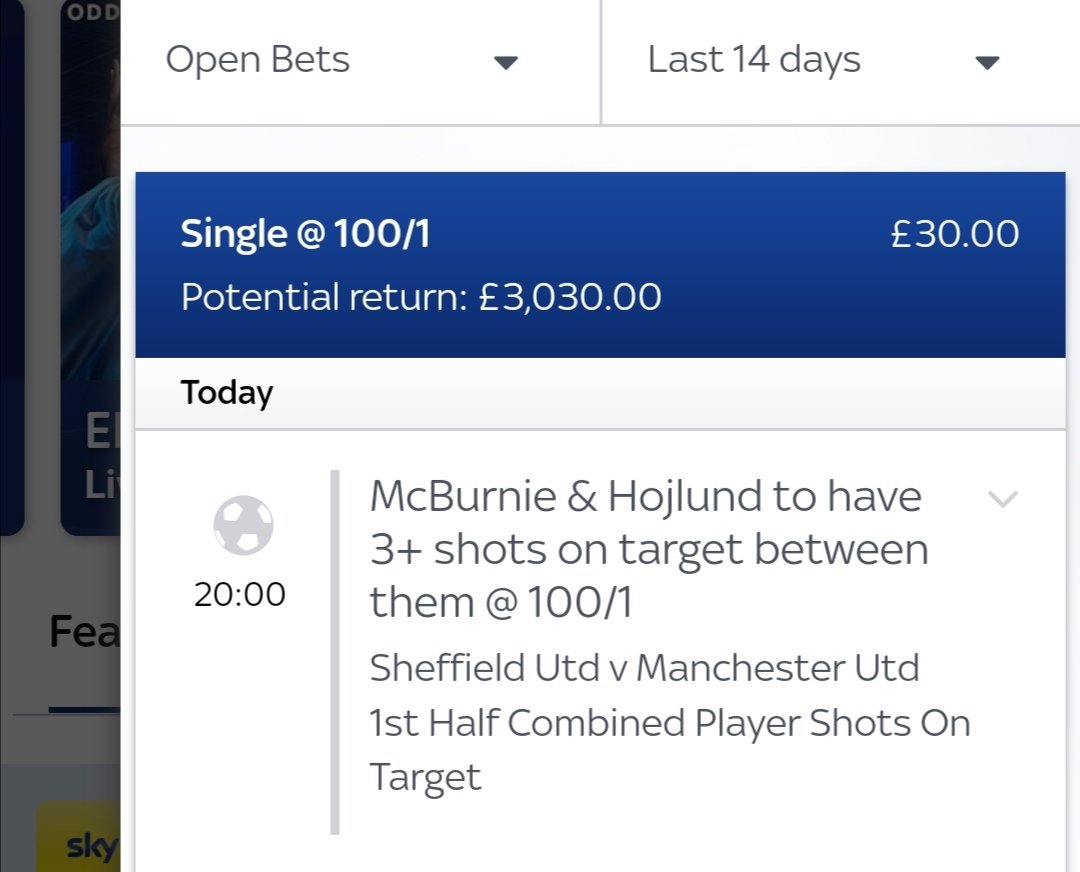 Bridler100's tweet photo. @FootyAccums Had this but sky decided to change the odds to 7/1 after it won, don't trust @SkyBet https://t.co/FrMI5ZZ36H