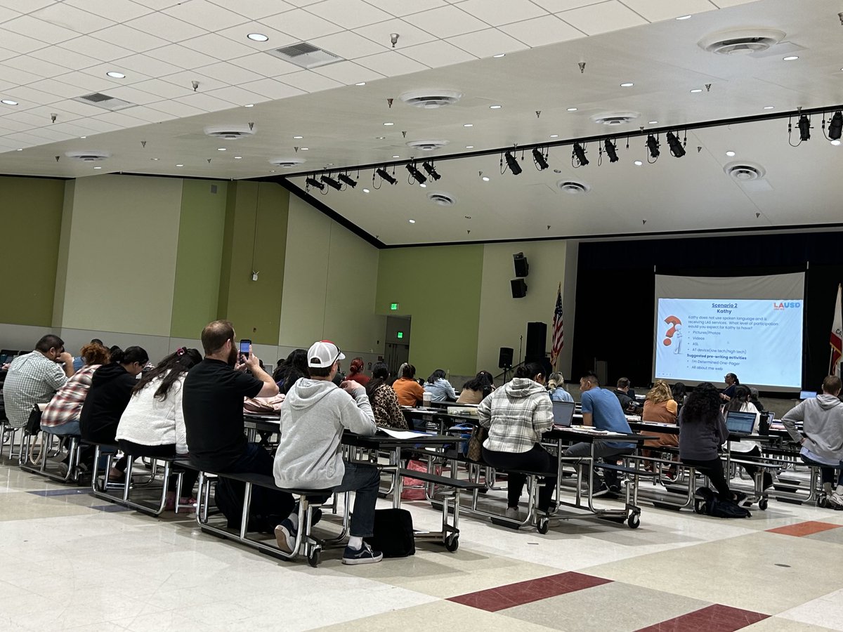 Welcome to our new special education teachers who are learning together today at a session at Roybal LC led by the Division of Special Education. ⁦<a href="/LAUSDSup/">Alberto M. Carvalho</a>⁩ ⁦<a href="/LAUSD_ChiefSped/">Tony Aguilar</a>⁩ ⁦<a href="/JSoto_LAUSD_DSE/">JOSE SOTO</a>⁩