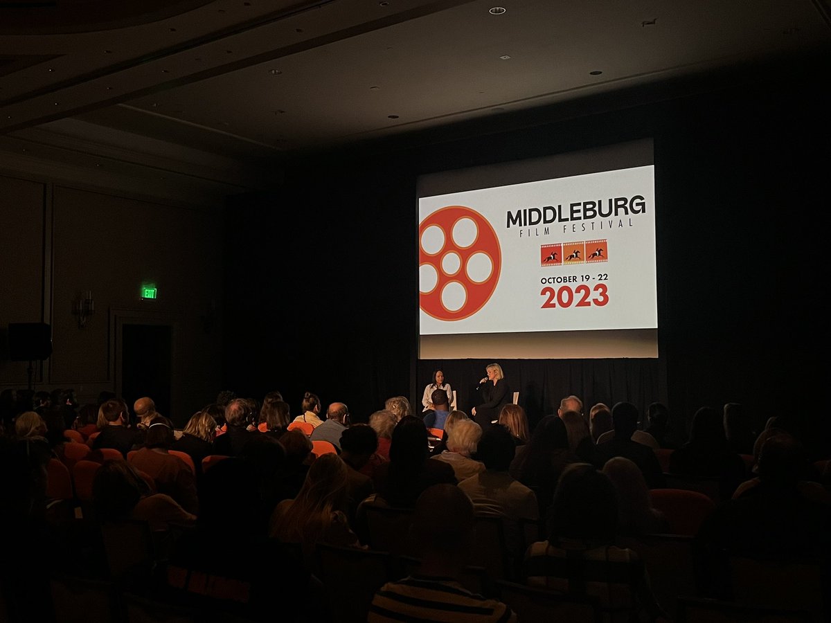 jazzt's tweet photo. .@Saltburnfilm completely packed house and Sold out screening and Q&amp;A for Emerald Fennell. @middleburgfilm Agnes Varda Trailblazing recipient. It plays even better on third viewing. https://t.co/9BcmN3TGSP
