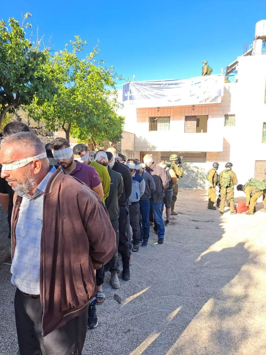 SergioAJBarrett's tweet photo. Os Israelenses estão prendendo mais de 100 Palestinos por dia na Cisjordânia. 
É a isso que chamam de SEQUESTRO e TERRORISMO DE ESTADO? https://t.co/UGcZyNGAbW