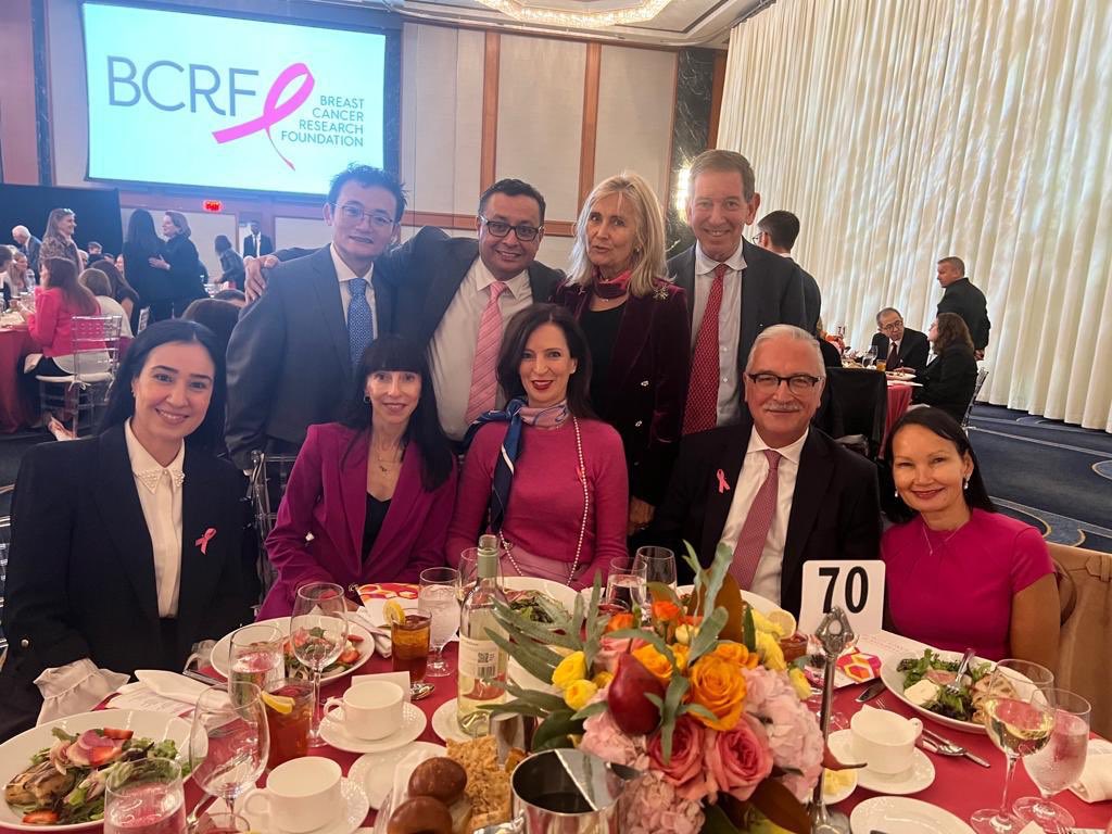 A strong WCM Breast Cancer Clinical program and Meyer Cancer Center Leadership at the BCRF event in NY. @WCM_MeyerCancer @WCMBreastCenter @nyphospital @merghout @WCMEnglanderIPM @WeillCornell