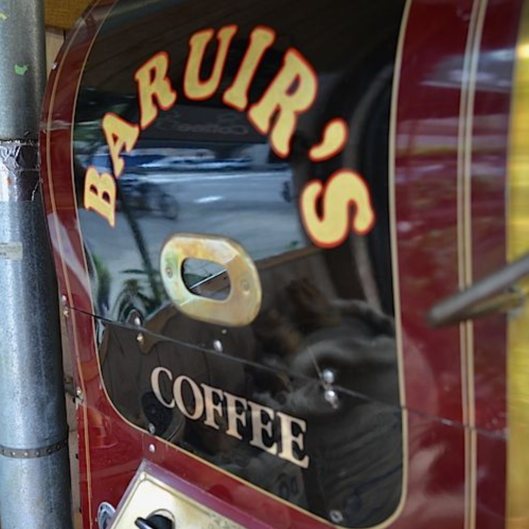If you're looking for a coffee spot with olde-world charm, check out Baruir's Coffee in Queens. As fresh Colombian coffee beans and an old-fashioned roaster decorate the walls, the dated delight sets the tone for a rustic style with a twist of modern coffee flavors.