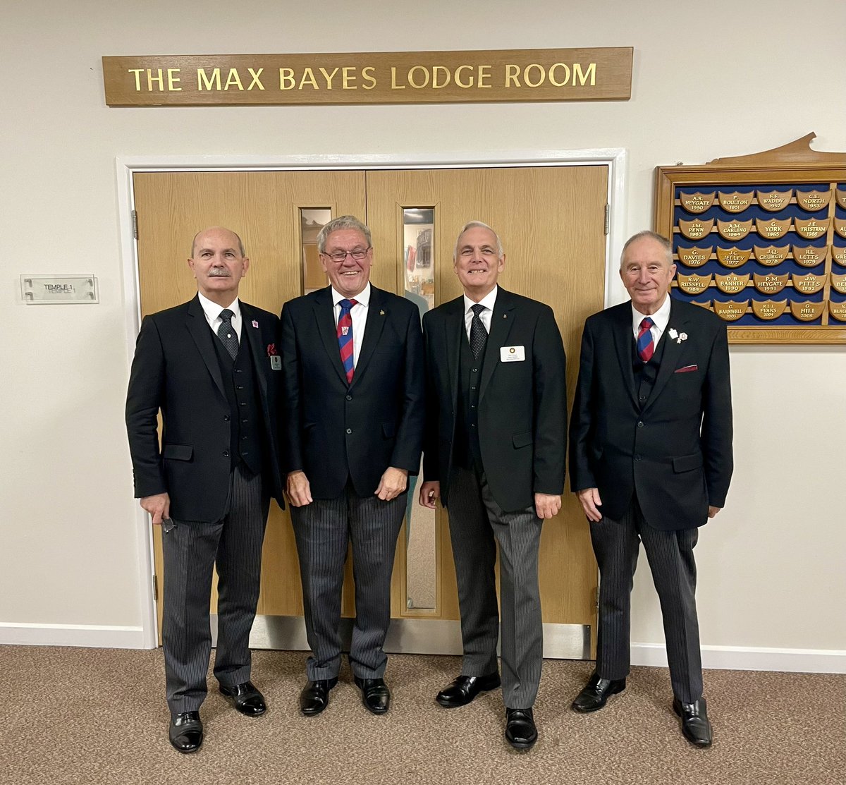 Past President of the Mark Benevolent Fund tweet media