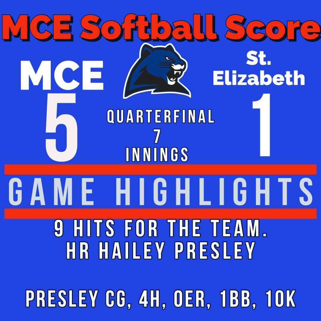 MCE Panther Softball/Basketball tweet media