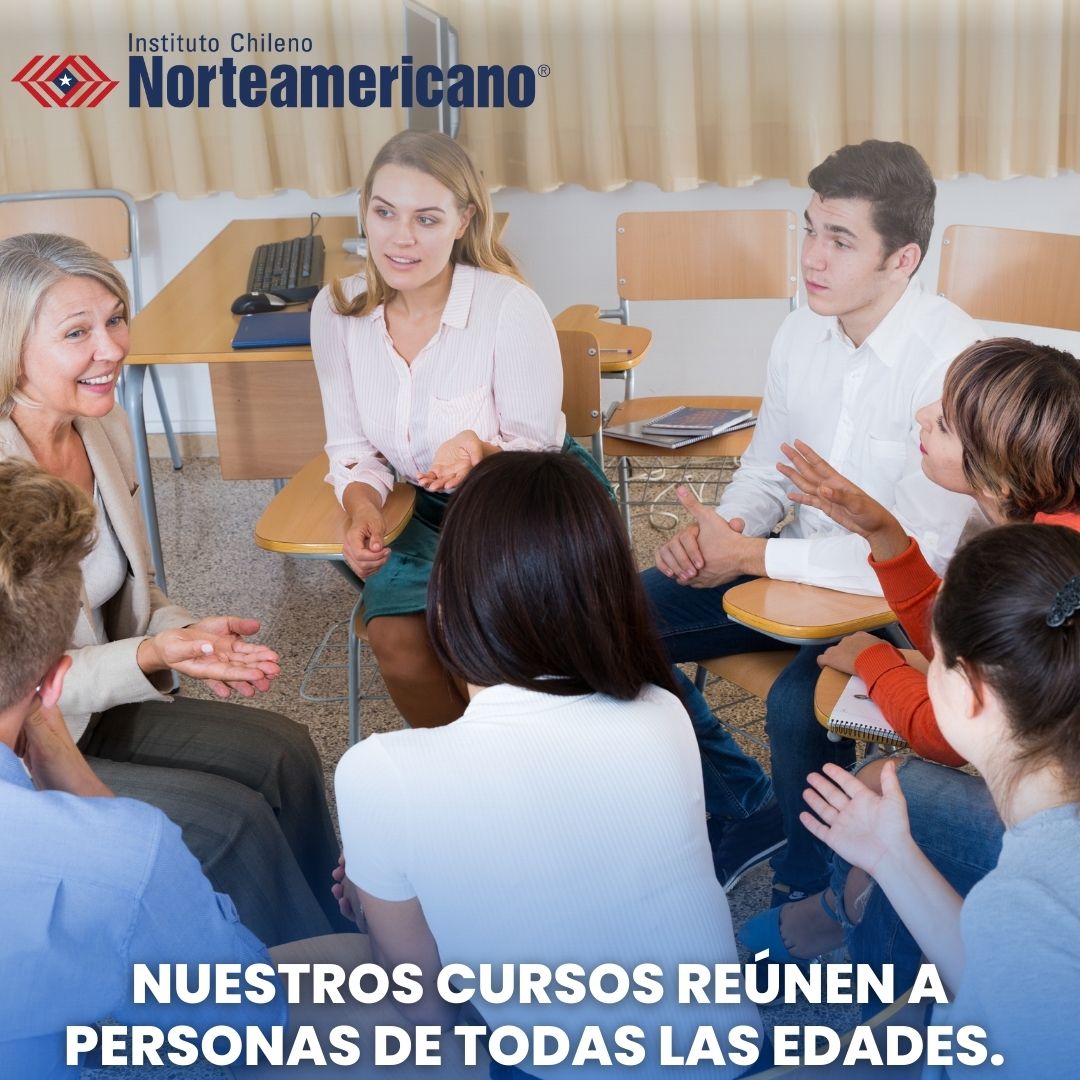 🌈 Nuestros cursos reúnen a personas de todas las edades. Descubre el poder de la diversidad lingüística con nosotros. 🌐