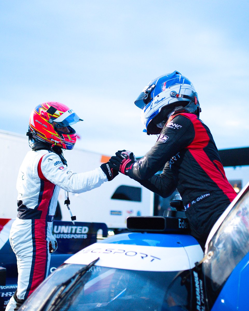 Respect after a thrilling qualifying session. 🤝🏻 #ELMS #4HPortimao @ollyjarvis @paulloup_chatin