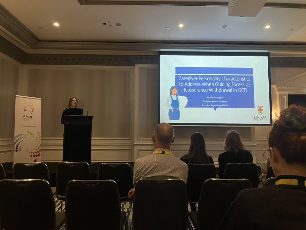I’m a bit late, but it was wonderful to present at #AACBT23 with the rest of Grisham Lab (sadly not all pictured here as I forgot to take enough photos)! Lots of exciting work coming out soon in the areas of imagery, hoarding, OCD, anxiety and mindfulness!
