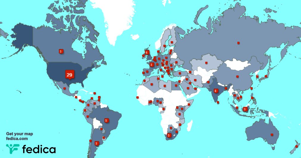 I have 1 new followers from Chile last week. See fedica.com/!Mylove_PwCe