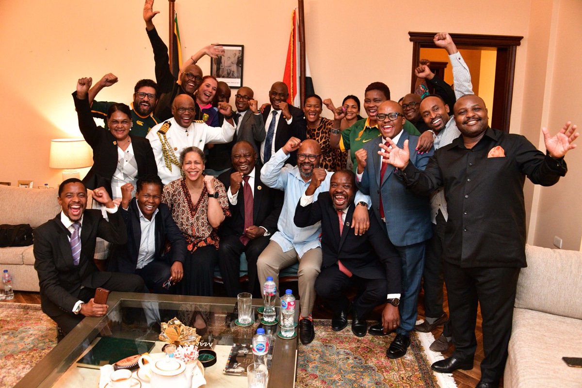 Congratulations to our heroic Springboks on a hard-won Rugby World Cup 2023 semi-final at Stade de France, Paris. Now our nation can focus our hearts and flags on our second successive Rugby World Cup Final in as many tournaments. We are indeed stronger – and victorious –