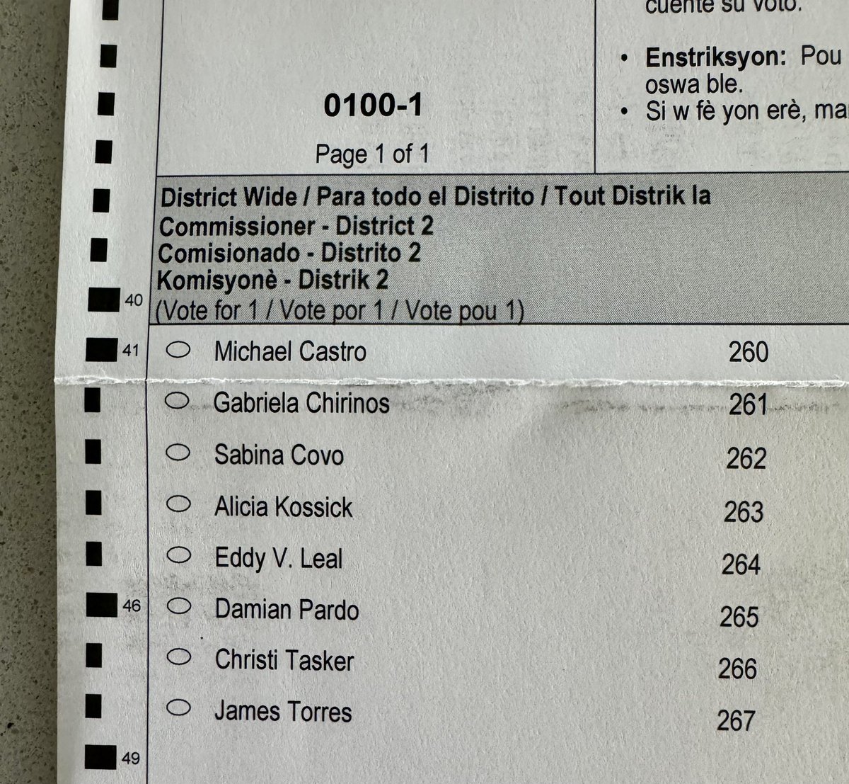 Have you received your vote by mail ballot?