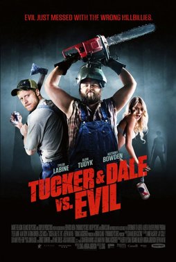 Evarythang's tweet photo. 10/21 (2) Tucker & Dale vs Evil - I haven't seen this since it was new, and this movie is so funny and has such a good script. So few horror comedies are this clever. A shame Eli Craig has only made one other movie. #31daysofhorror #butnotreally #butmaybe https://t.co/8bQJYjCs3Y