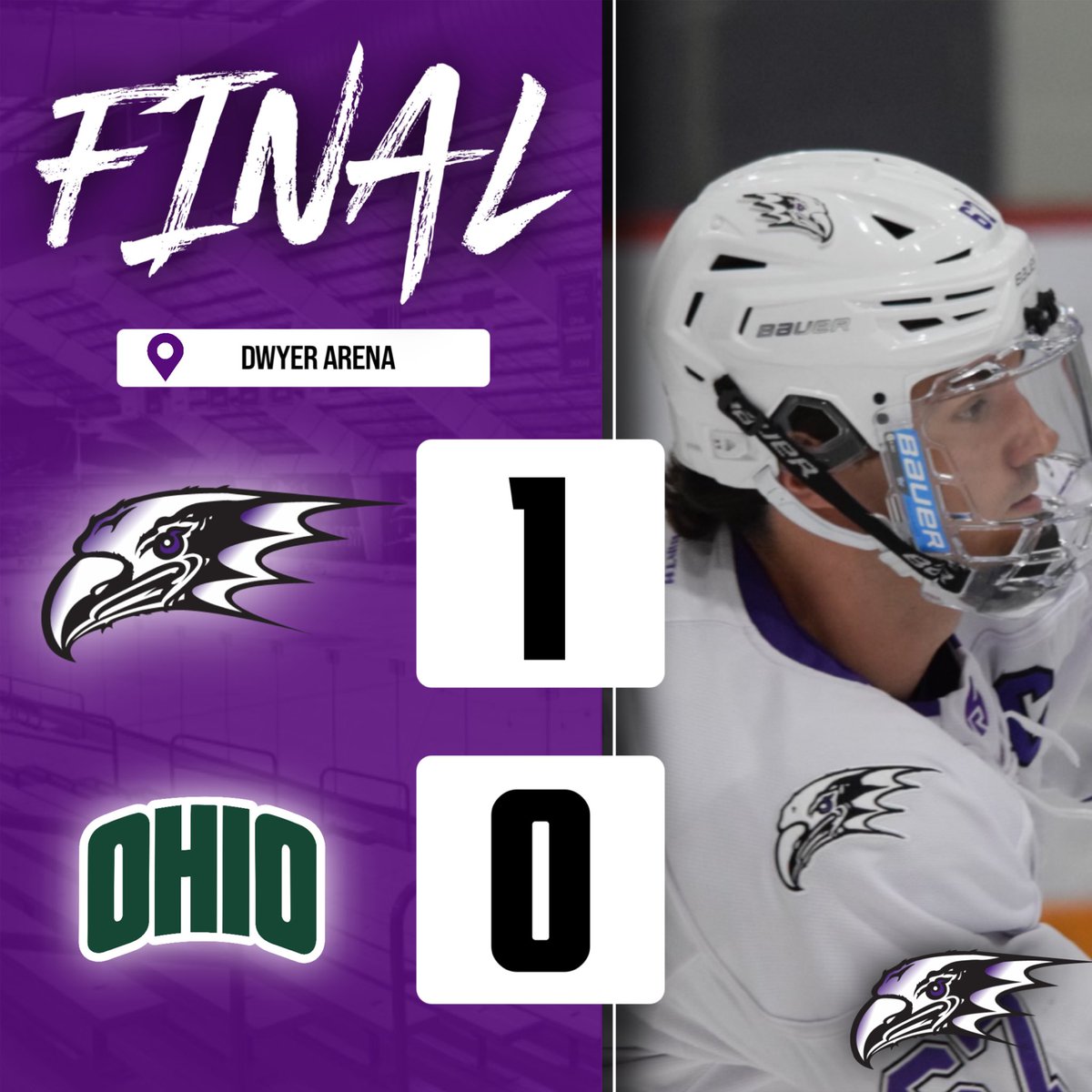 First of 4 against the Bobcats goes to us. 

Back for round 2, tomorrow. 

#FAMILY