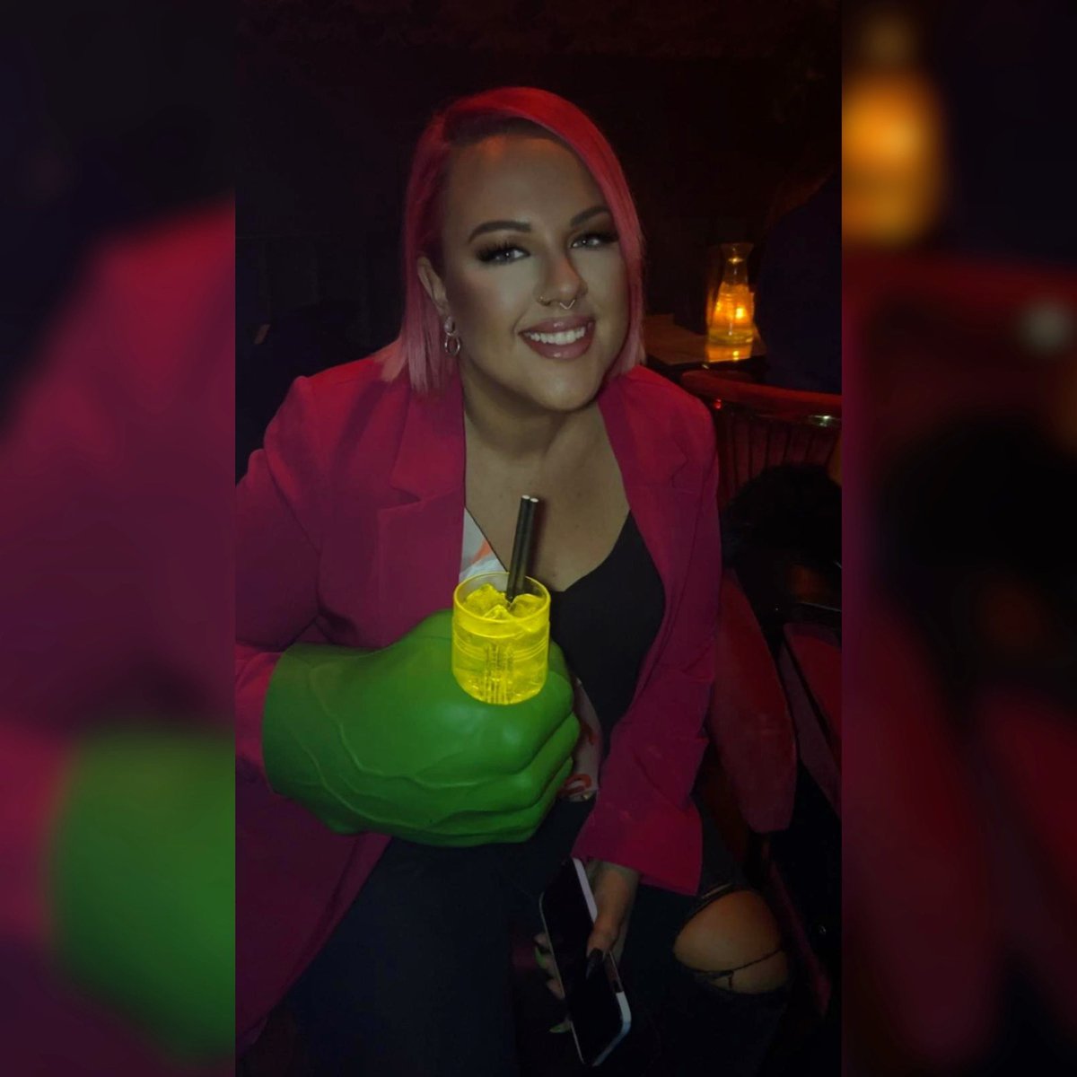 Lovely evening with <a href="/sherrylever/">Mistress Sofia</a> <a href="/misscarlett3/">Princess Scarlett</a> for @mistressNaomi73 Hen do!! 🩷🩷🩷