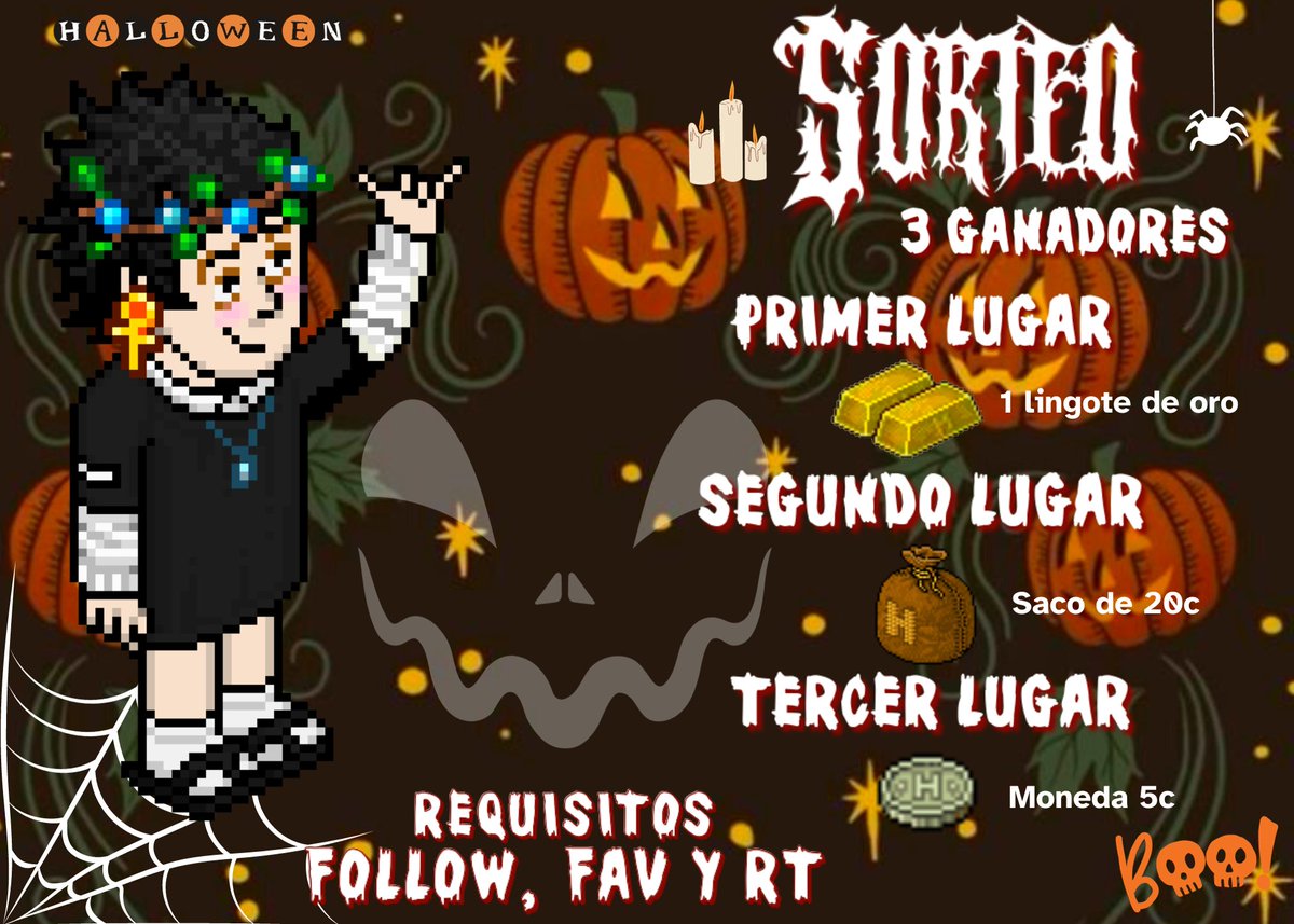 Srfeli_HB's tweet photo. Sorteo habboween - hasta el dia 28 https://t.co/G239HMcktV