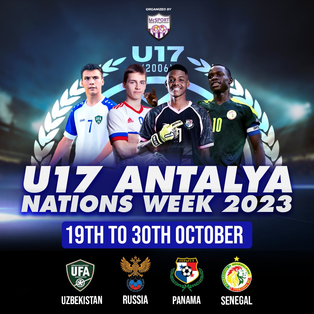 Fanzone_PRO's tweet photo. ๐U17 ANTALYA NATIONS WEEK 2023๐๐ธ๐ณ๐ท๐บ๐ต๐ฆ๐บ๐ฟ
๐บ Watch the matches live at: https://t.co/Kj8An0AwYC
Join us on Fanzone TV, our digital OTT platform for broadcasting international Football matches.โฝ๏ธ
#AntalyaNationsWeek #FanzoneTV #Senegal #SenegalU17 #Russia #Uzbekistan #Panama https://t.co/8j85nIOCgK