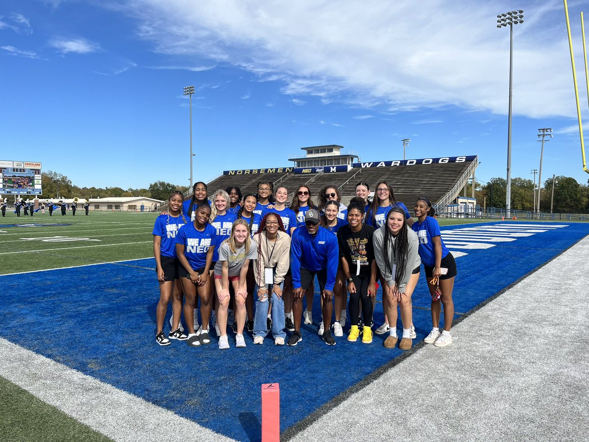 NEO_WBBall's tweet photo. A little Homecoming Fun🤩

#RowNorseRow | #WeAreNEO⚔️🔵🔱 https://t.co/MO6u9k0FJj