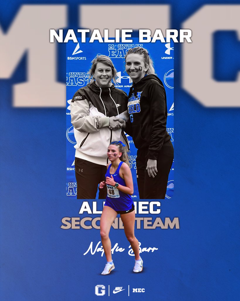 𝘾𝙊𝙉𝙁𝙀𝙍𝙀𝙉𝘾𝙀 𝙃𝙊𝙉𝙊𝙍!

At today’s Championship, Natalie Barr earned All-MEC Second Team with her 11th place finish!

#GoPioneers | <a href="/TheMountainEast/">Mountain East Conf.</a>