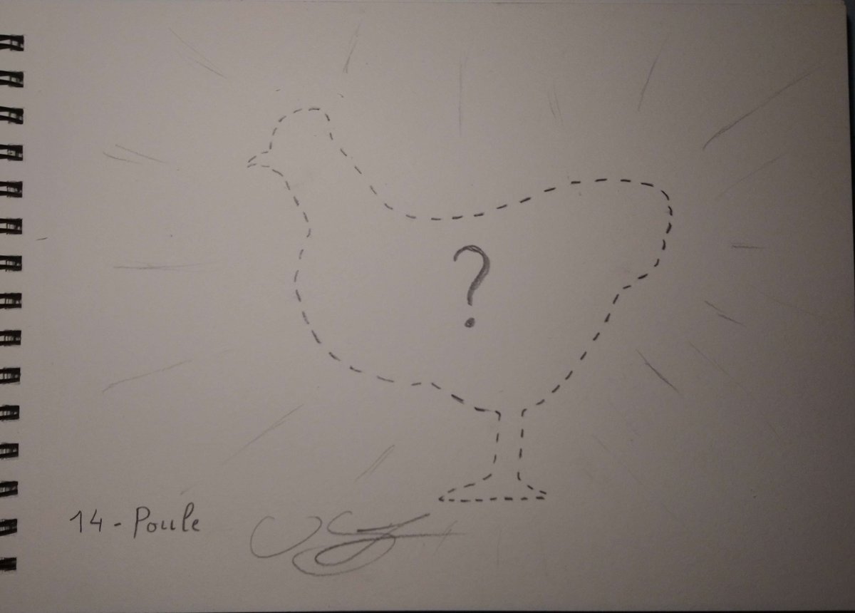 nah_sala's tweet photo. Jour 14 : Une Poule
#réussitecritink #Inktober https://t.co/qmKzLpI6TM