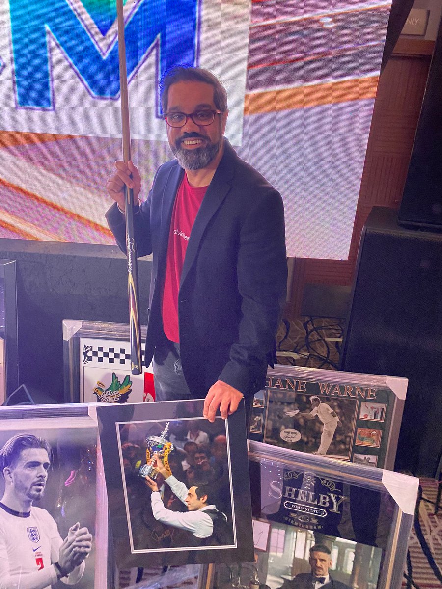 RohitSagoo's tweet photo. In my role as a Director for World Seniors Snooker, I want to say a huge thank you to @Snookerlegends for donating signed snooker items from legends, @ronnieo147 and @dennistaylor147  This is in aid of blood cancer, @DKMS_uk. Thank you 🙏🏽🫶🏽😊 https://t.co/E42a9DtSyv