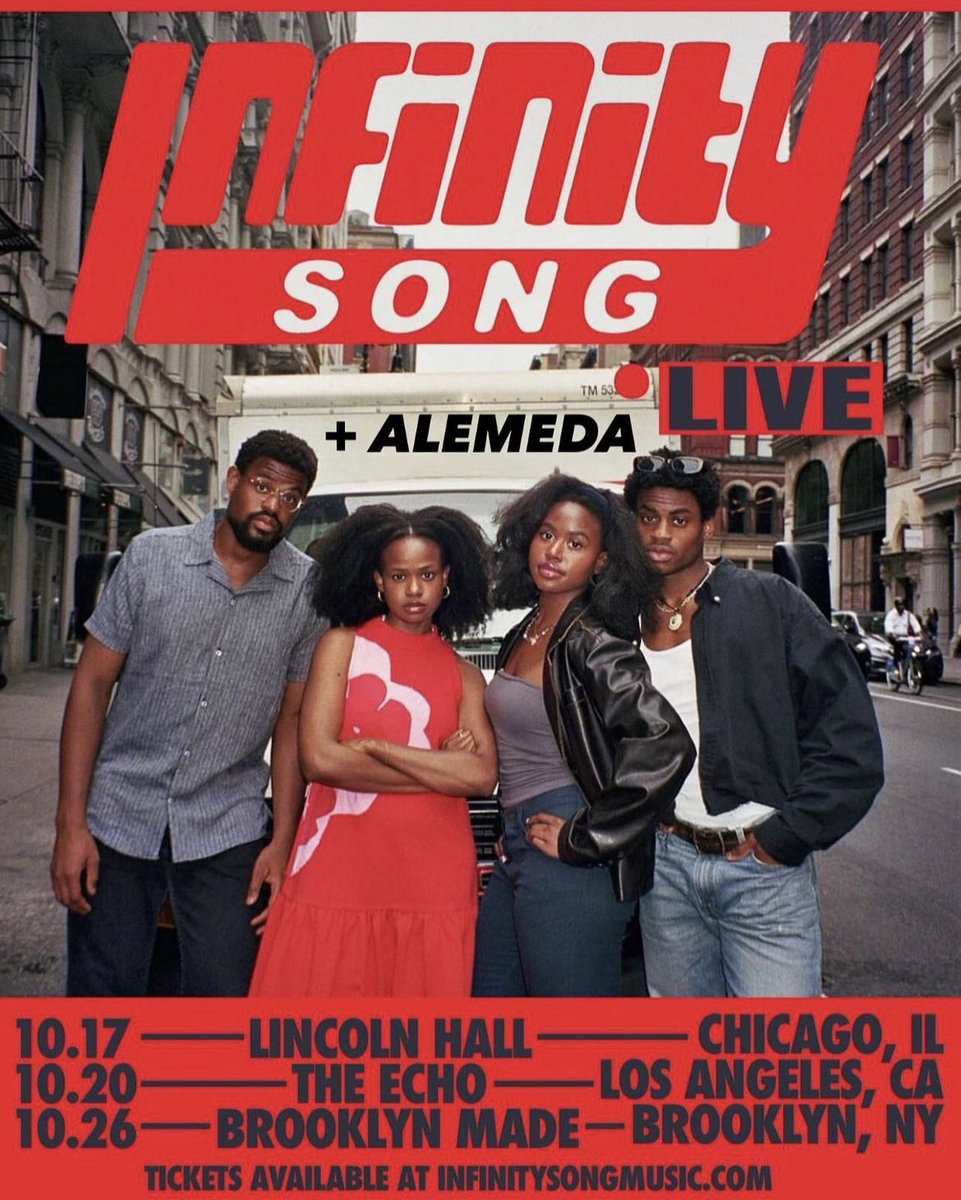 Tour starts Tuesday!! Now with @alemeda opening each show✨ CHICAGO, LA and BROOKLYN, get your tickets now🤍