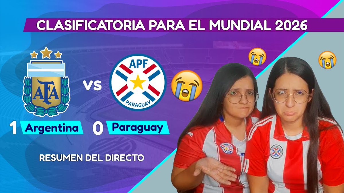 gianicalcena's tweet photo. 📢⚽ En mi canal de #youtube ya está el resumen de nuestra reacción con @karicalcena al partido de #Argentina vs #Paraguay
https://t.co/NKx8OxPBy5

#EliminatoriasSudamericanas #Eliminatorias2026 #reaccion #newvideo #video https://t.co/5xN6rim1Ft