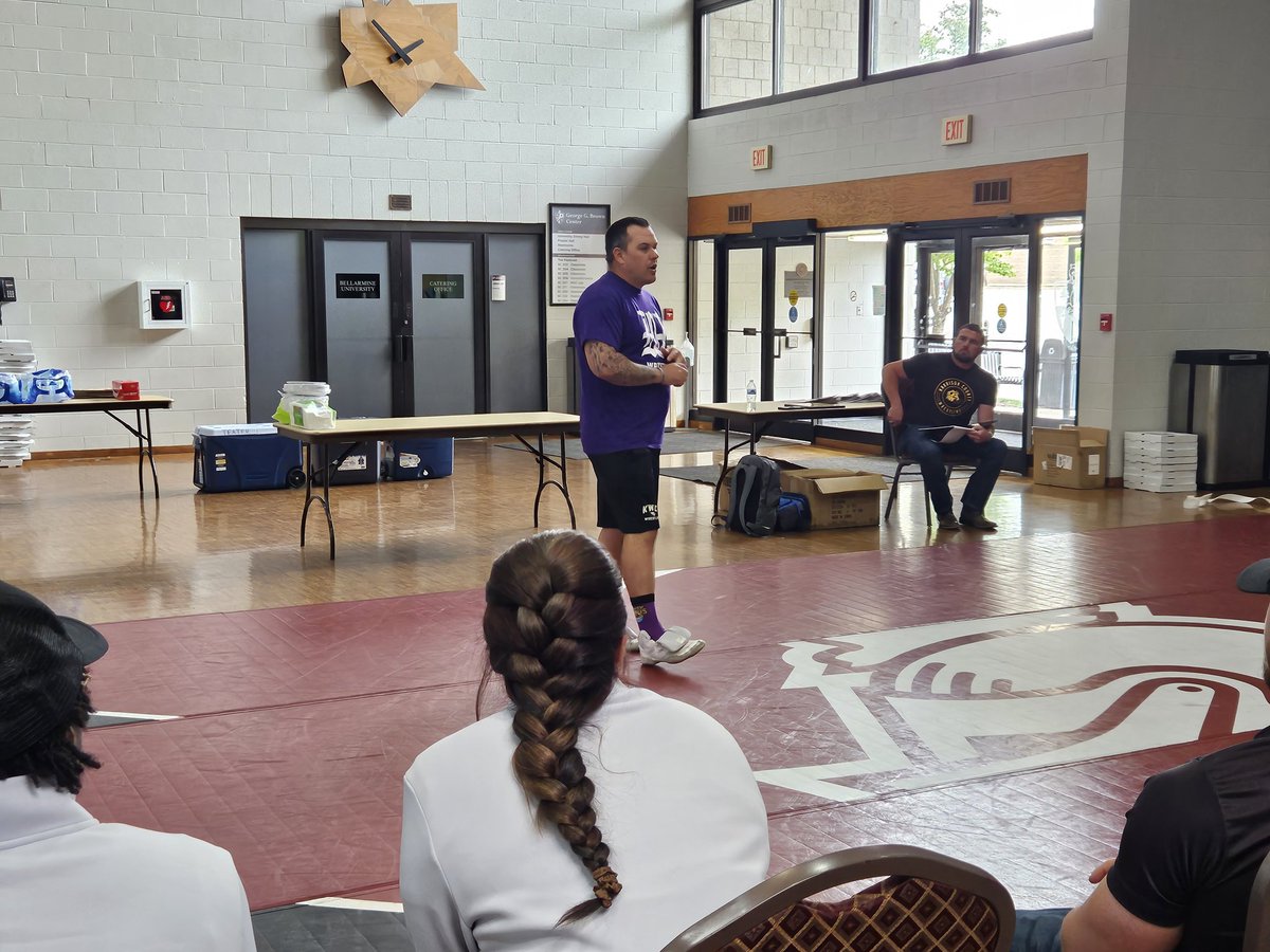 Thank you Coach Crawford of <a href="/KWCWrestling/">KWC Wrestling</a> for presenting at our fall clinic