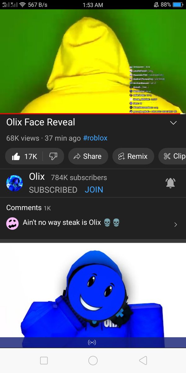 MRTGRWrldPlayzs's tweet photo. AYOOOOOOO 😳😳😳😳@OlixYT WTCOCK UGot me Trolled... And PRANKED I And U Just Like @DigitoPlays #Olix #Roblox #Robloxyoutuber https://t.co/RFyMHxAM8i