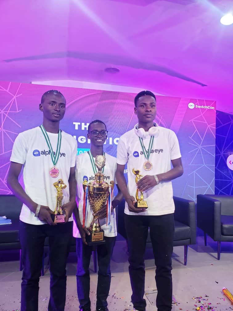 dev_faruq's tweet photo. Congratulations to my guys π,
Switchcon 2023 conference winner ππ.
Team Alpha Eye all the wayπ
#switchcon23 https://t.co/bgxo613hv8