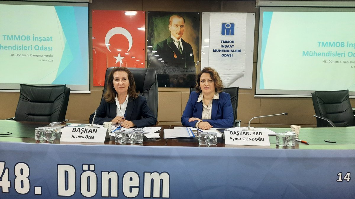 imomerkez's tweet photo. İMO 48. Dönem 3. Danışma Kurulu Toplantısı Yapıldı

TMMOB İnşaat Mühendisleri Odası 48. Dönem 3. Danışma Kurulu toplantısı 14 Ekim 2023 tarihinde Adana’da gerçekleştirildi.
https://t.co/LJFo2PPGJR https://t.co/nw6O2AKPcj