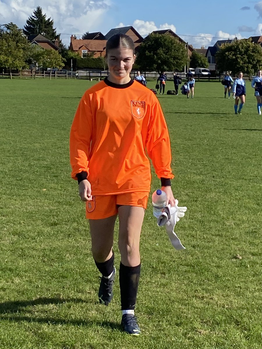Proud day today, first game playing for <a href="/kentschools_fa/">Kent Schools FA</a> for <a href="/KerysLB/">Kerys Baker</a> and a 6-3 win. Very strong game by both teams. #superproudmum