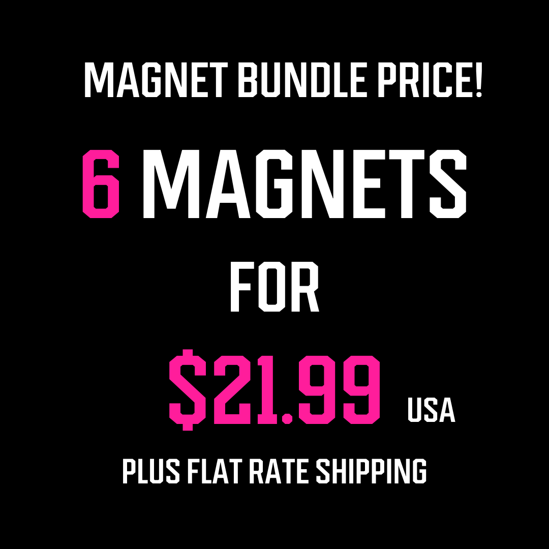 Thingswithout's tweet image. The mystery magnet mega bundle is no longer a mystery with the reveal that Vulnerable Things Are Vulnerable is the final magnet. 

Grab the whole bundle at  loom.ly/kZ5Ix_g